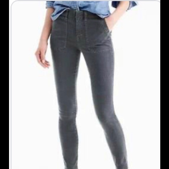 J. Crew Pants - NWT J.Crew cargo toothpick thunder gray pants 25p